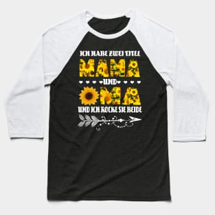 ICH HABE ZWEI TITEL UND OMA Baseball T-Shirt